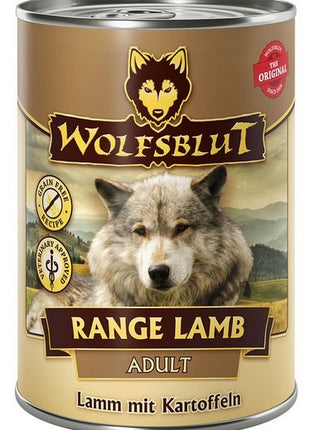 Wolfsblut Dog Range Lamb Adult - jagnięcina i ziemniaki puszka 395g