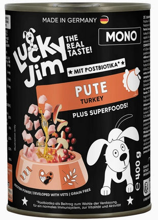 Lucky Jim Mono Adult Indyk puszka 400g