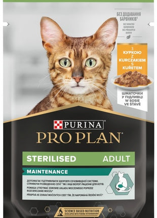 Purina Pro Plan Cat Sterilised kurczak saszetka 85g