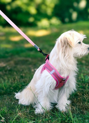 Zolux Szelki oddychające z siatki L różowe