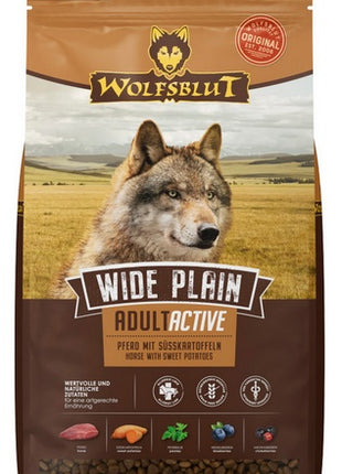 Wolfsblut Dog Wide Plain Active - konina i bataty 12,5kg