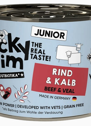 Lucky Jim Classic Mini Junior Wołowina i cielęcina puszka 200g