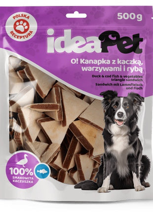 IdeaPet Kanapka z kaczką, warzywami i rybą 500g