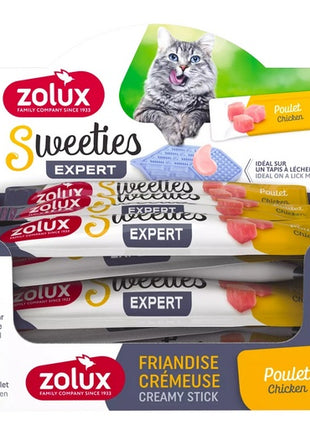Zolux Sweeties Kremowy przysmak dla kota - kurczak 14g