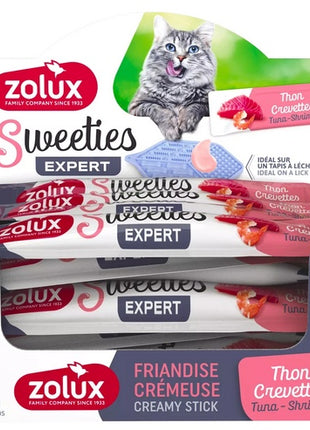 Zolux Sweeties Kremowy przysmak dla kota - tuńczyk i krewetka 14g