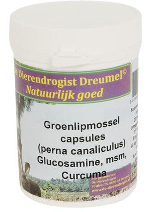 Dierendrogist Groenlipmossel Met Glucosamine / Msm / Curcuma