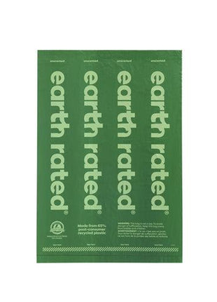 Earth Rated Poepzakhouder Geurloos Met 15 Poepzakjes Gerecycled