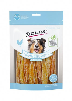 Dokas Dog Snack Hühnerbrust in Streifen 250g