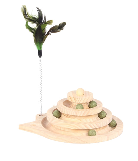 Duvoplus Cat Toy Spin & Play