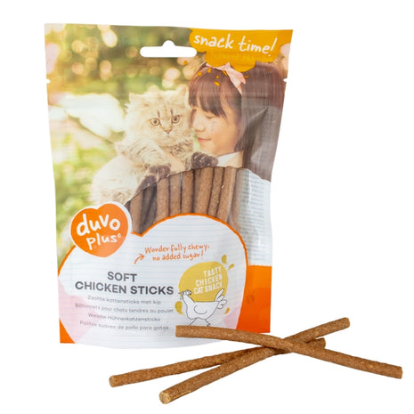 Duvoplus Cat Snack Weiche Hühnerkatzensticks 50g