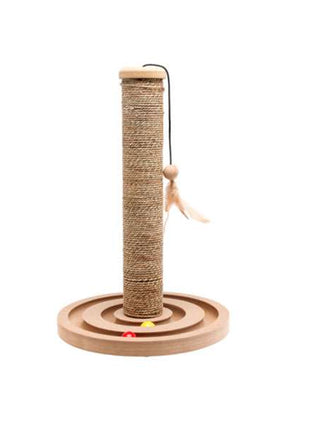 Karlie Flamingo Seegras-Kratzbaum Brigitte mit Spielzeug