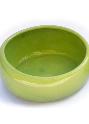 LIVING WORLD Ergonomischer Nagernapf groß grün