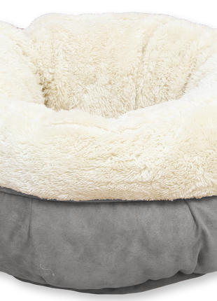 AFP Lambswool - Donut Bed Grijs