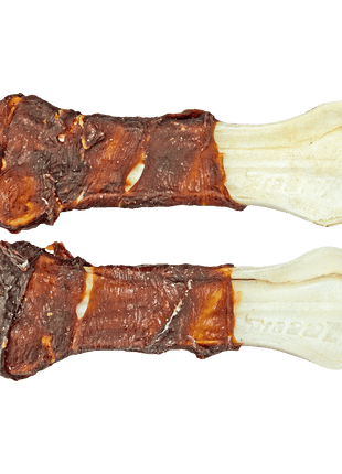 Braaaf Rawhide Pressed Bone Eend
