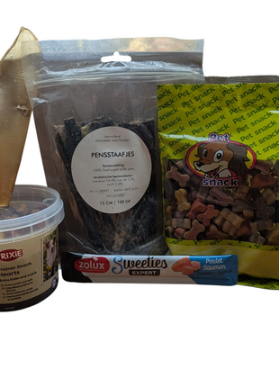 Fidello Hundsnacks-paket – Den ultimata godbiten för valpar och vuxna hundar