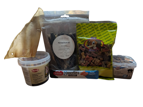 Fidello Hundsnacks-paket – Den ultimata godbiten för valpar och vuxna hundar