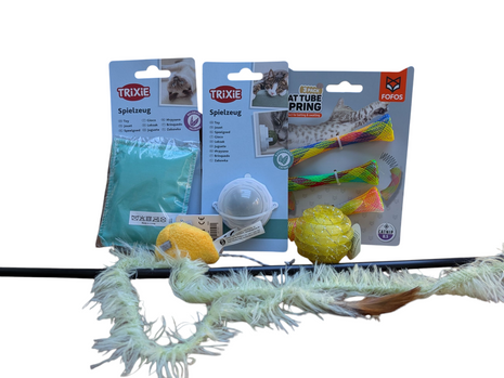 Fidello Lekpaket för Katter &amp; Kattaungar - Lek, utmaning och underhållning i ett!