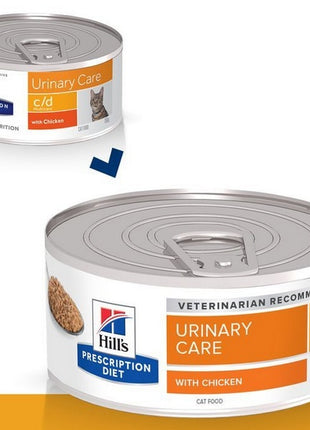 Hill's Prescription Diet c/d Feline z Kurczakiem pasztet puszka 156g