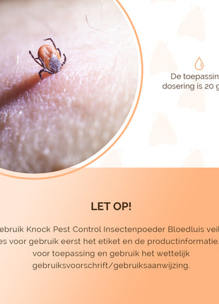 Knock Pest Insectenpoeder Bloedluis 250 g