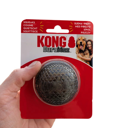 Kong Duramax Ball - Extremt stark hundboll med pipljud