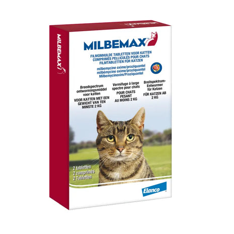 Milbemax Tablett Avmaskning Katt 2-8 kg 2 msk