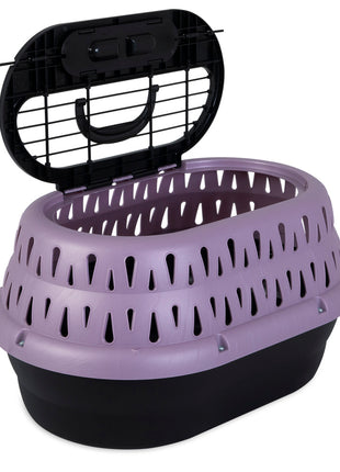 Petmate Top Load Cat Kennel Paars
