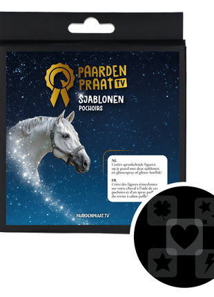 Paardenpraat TV Sjablonen 5 stuks