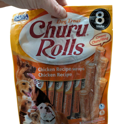Inaba Dog Churu Rolls Kycklingwraps Recept