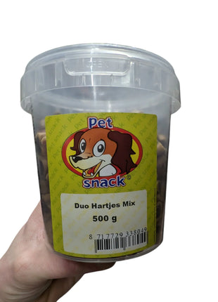 Petsnack Duo Hjärtan Mix
