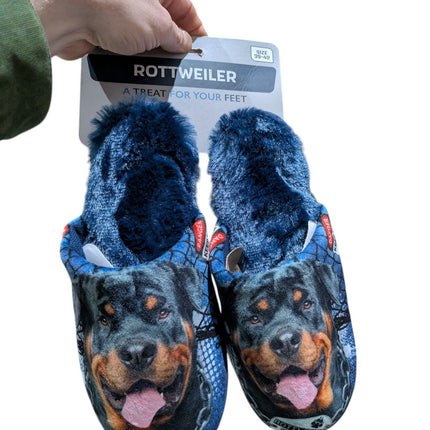 Märkeslös tofflor Rottweiler mörkblå