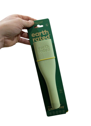 Jordklassad tuggleksak i gummi - Interaktiv leksak med snacksdispenser