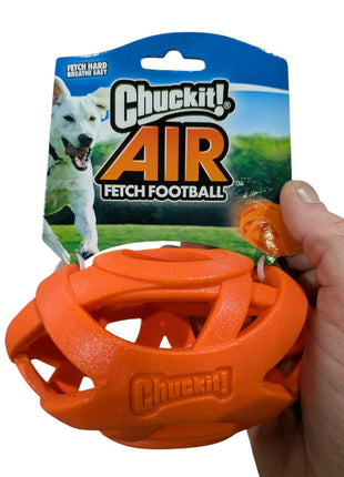Chuckit Breathe Right Football - innovativ hundleksak