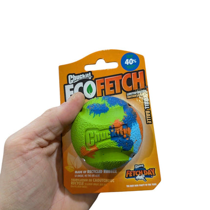 Chuckit Ecofetch-boll återvunnen – Hållbar lekkul för aktiva hundar