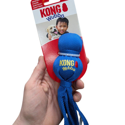 Kong Wubba valpsortiment - Slitstarkt och extra starkt nylontyg med bollar
