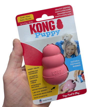 Kong Puppy Rosa eller Blå Blandade - Snackleksaker för Valpar