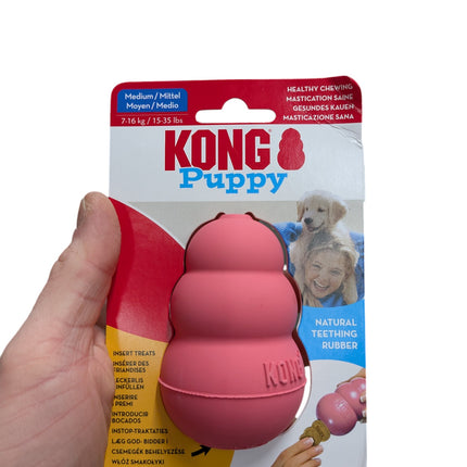 Kong Puppy Rosa eller Blå Blandade - Snackleksaker för Valpar