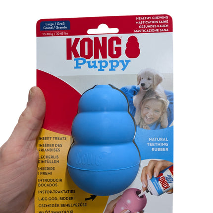 Kong Puppy Rosa eller Blå Blandade - Snackleksaker för Valpar