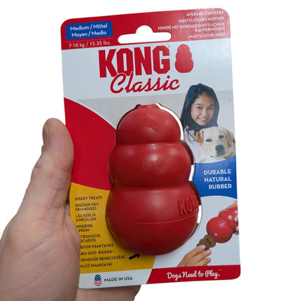 Kong Classic Red – Den originella och mest älskade hundleksaken