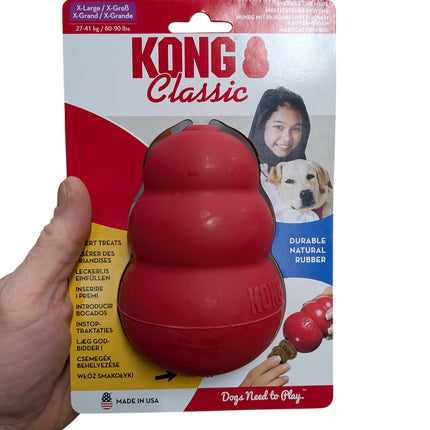 Kong Classic Red – Den originella och mest älskade hundleksaken