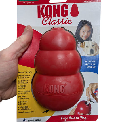 Kong Classic Red – Den originella och mest älskade hundleksaken