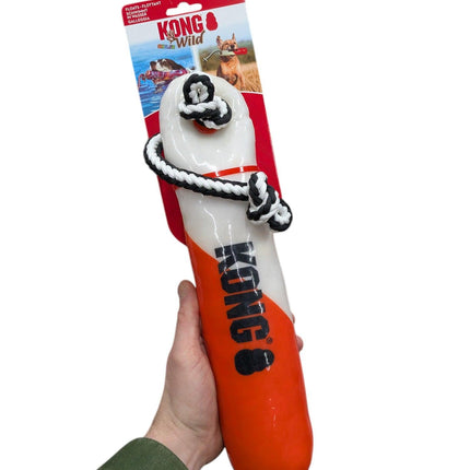 Kong Wild Shieldz Träningsdocka Orange/Vit - Apportering, simning och lydnadsträning