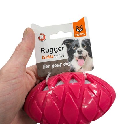 Fofos Crunch Rugbyboll – Flexibel och rolig