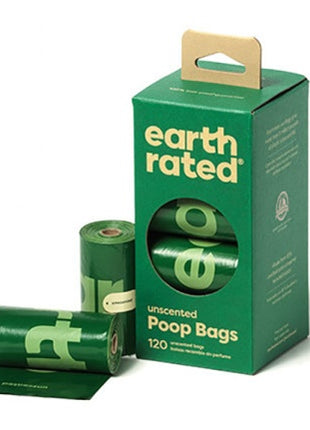 Earth Rated Woreczki ekologiczne do zbierania odchodów 8x15szt bezzapachowe