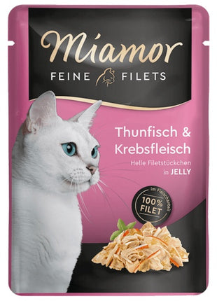 Miamor Feine Filets Tuńczyk & Kraby saszetka 100g