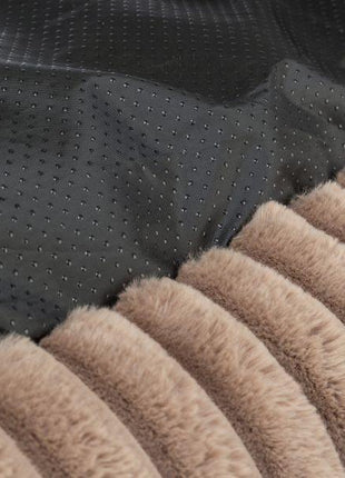 Trixie Hundkorg Lonni Ribbed Velvet Square Ljusbrun