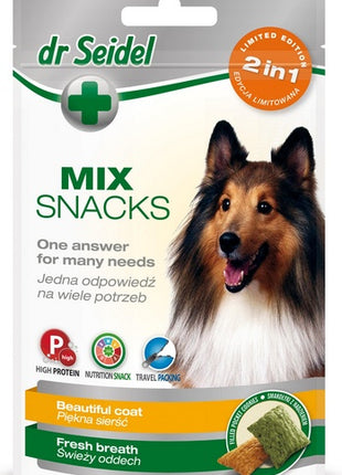 Dr Seidel Smakołyki dla psów 2w1 sierść/oddech 90g