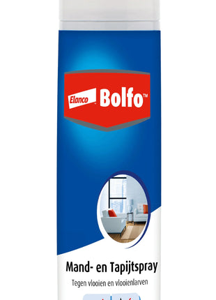 Bolfo Korg- och Mattespray 400 ml – Effektiv skydd mot loppor och larver i hemmet