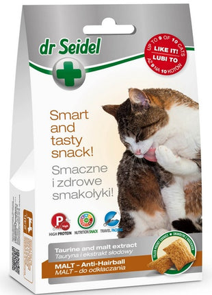 Dr Seidel Smakołyki dla kotów malt - odkłaczanie  50g