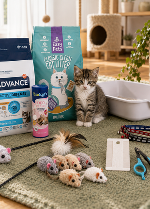 Startpaket för en ny kattunge – komplett baspaket