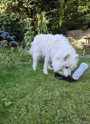 Petgear resedryckflaska – Vattenflaska och vattenskål i ett för språng